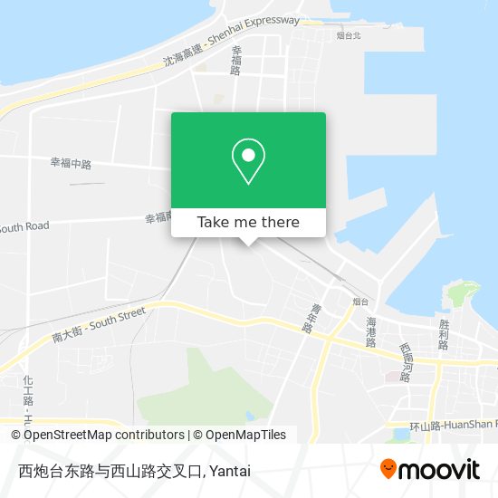 西炮台东路与西山路交叉口 map
