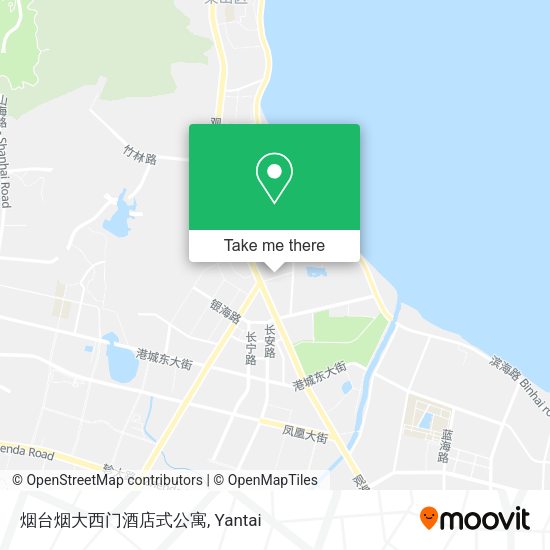 烟台烟大西门酒店式公寓 map
