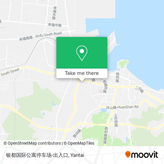 银都国际公寓停车场-出入口 map