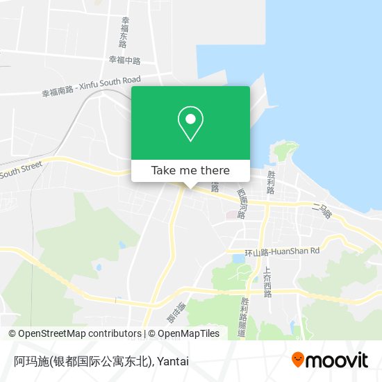 阿玛施(银都国际公寓东北) map