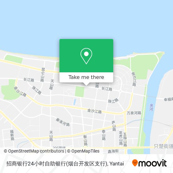 招商银行24小时自助银行(烟台开发区支行) map