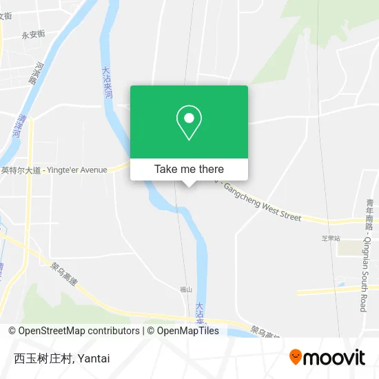 西玉树庄村 map