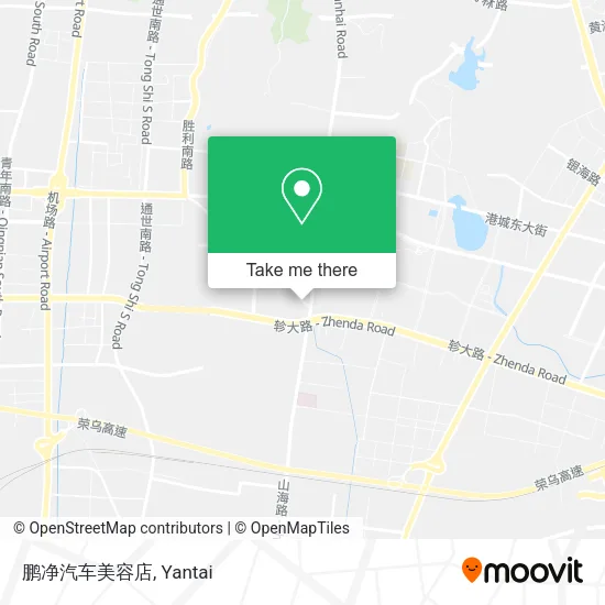 鹏净汽车美容店 map