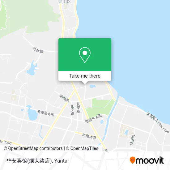 华安宾馆(烟大路店) map