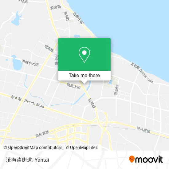 滨海路街道 map