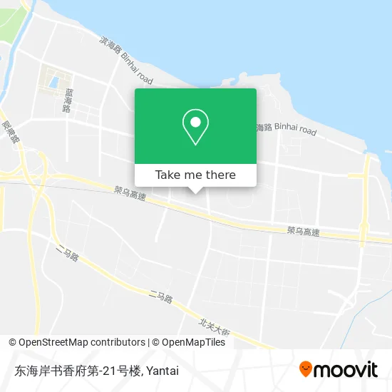 东海岸书香府第-21号楼 map