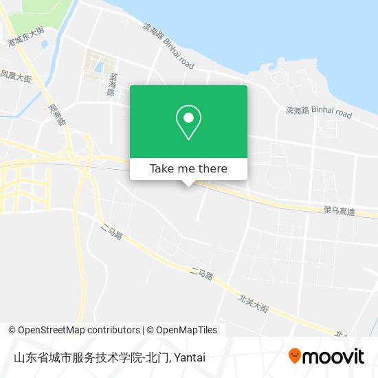山东省城市服务技术学院-北门 map