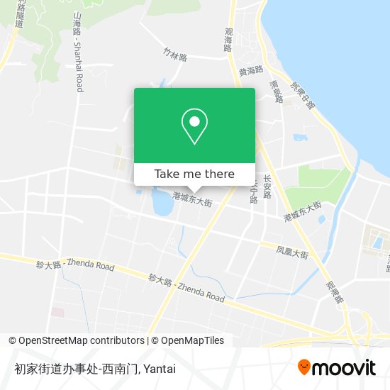 初家街道办事处-西南门 map