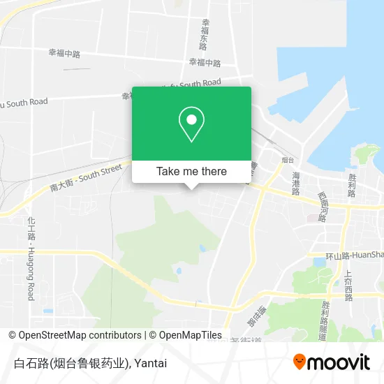 白石路(烟台鲁银药业) map