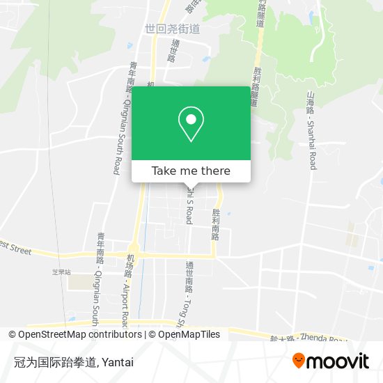 冠为国际跆拳道 map