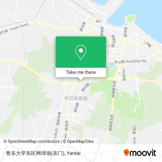 鲁东大学东区网球场(东门) map