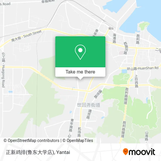 正新鸡排(鲁东大学店) map