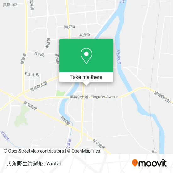 八角野生海鲜舫 map