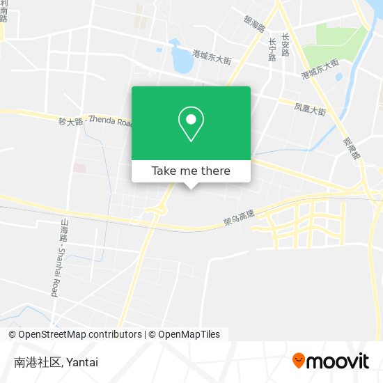南港社区 map