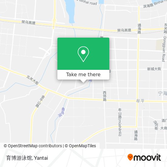 育博游泳馆 map
