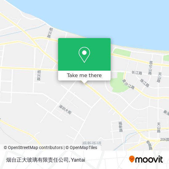 烟台正大玻璃有限责任公司 map