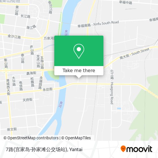7路(宫家岛-孙家滩公交场站) map