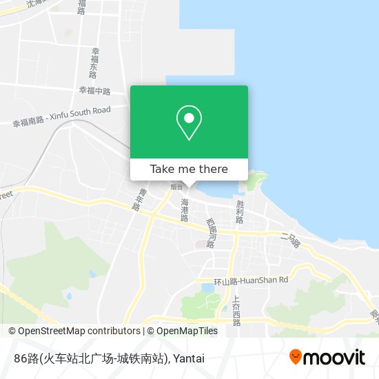 86路(火车站北广场-城铁南站) map