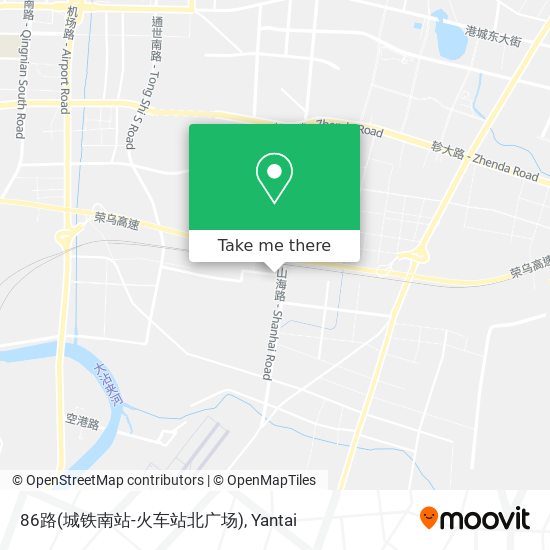 86路(城铁南站-火车站北广场) map