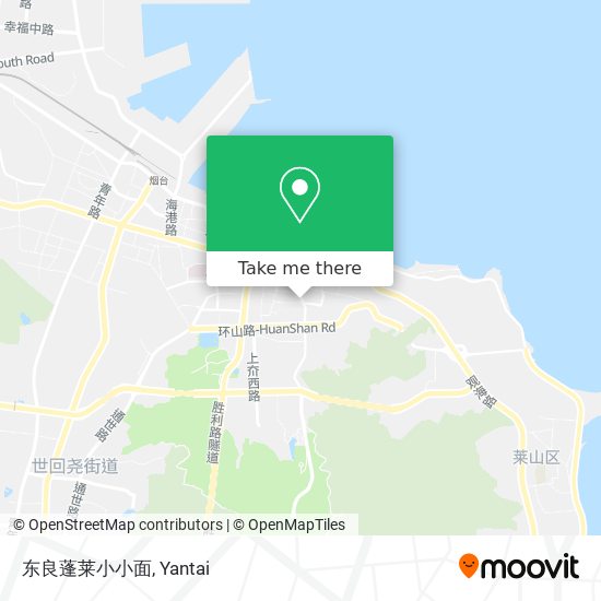 东良蓬莱小小面 map