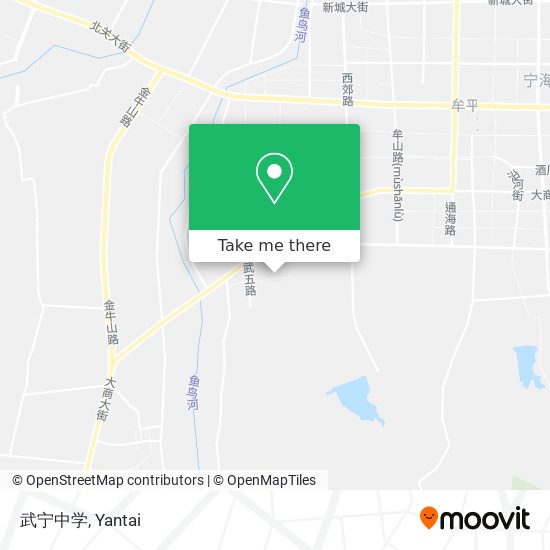武宁中学 map