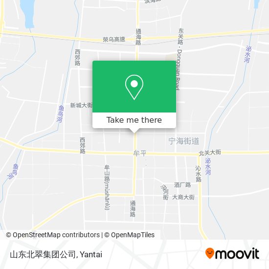 山东北翠集团公司 map