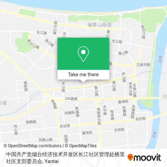 中国共产党烟台经济技术开发区长江社区管理处栖里社区支部委员会 map