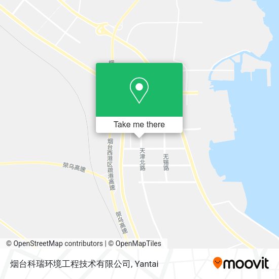 烟台科瑞环境工程技术有限公司 map