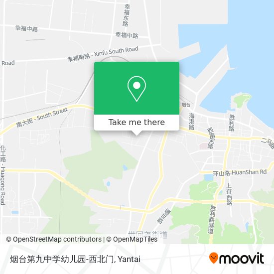 烟台第九中学幼儿园-西北门 map