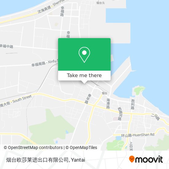 烟台欧莎莱进出口有限公司 map