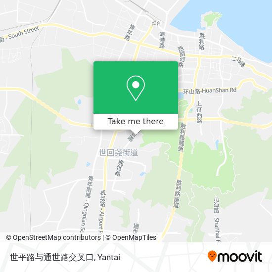 世平路与通世路交叉口 map