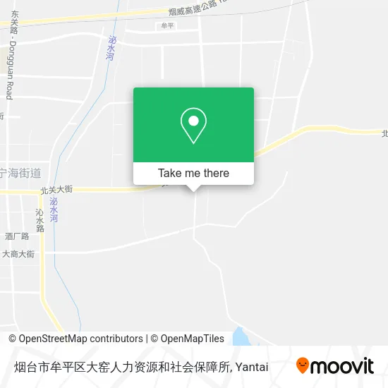 烟台市牟平区大窑人力资源和社会保障所 map