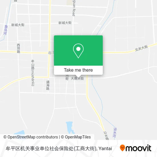 牟平区机关事业单位社会保险处(工商大街) map