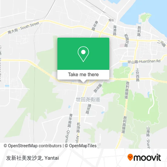 发新社美发沙龙 map