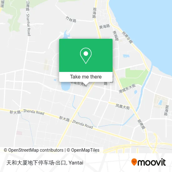 天和大厦地下停车场-出口 map