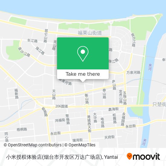 小米授权体验店(烟台市开发区万达广场店) map