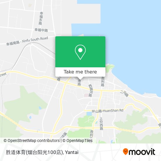 胜道体育(烟台阳光100店) map
