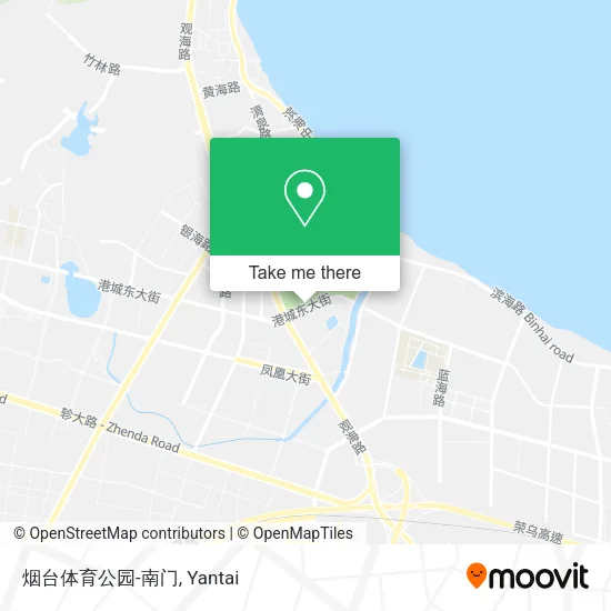 烟台体育公园-南门 map