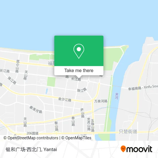 银和广场-西北门 map