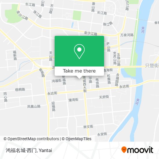 鸿福名城-西门 map