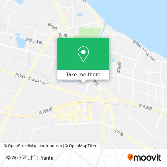 学府小区-北门 map