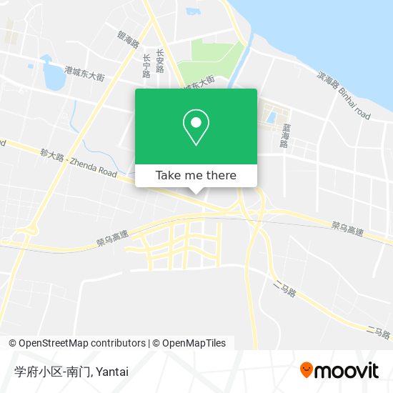 学府小区-南门 map