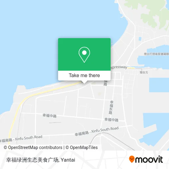 幸福绿洲生态美食广场 map