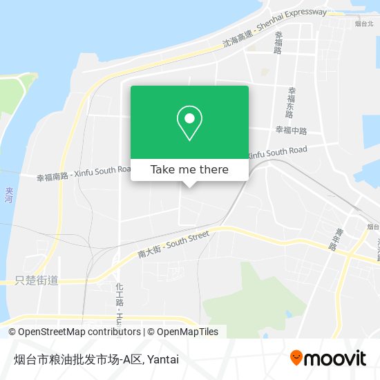 烟台市粮油批发市场-A区 map