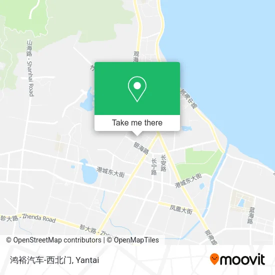 鸿裕汽车-西北门 map