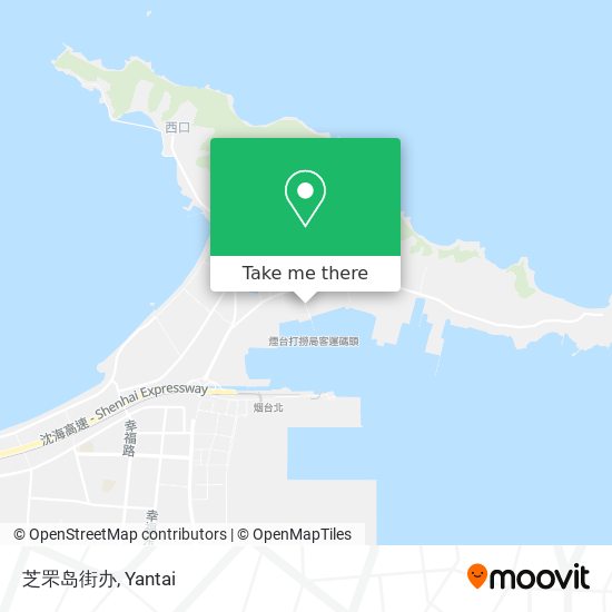 芝罘岛街办 map