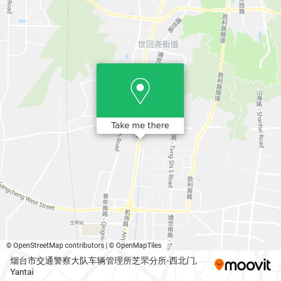 烟台市交通警察大队车辆管理所芝罘分所-西北门 map