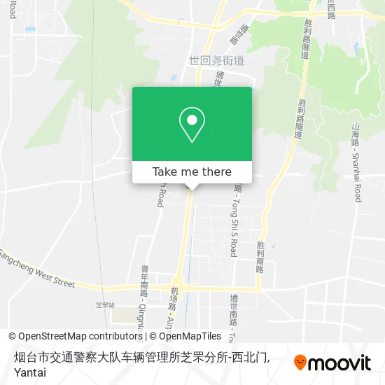 烟台市交通警察大队车辆管理所芝罘分所-西北门 map
