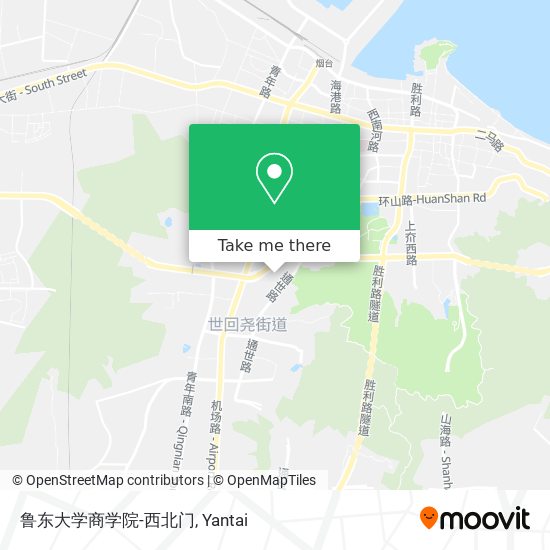 鲁东大学商学院-西北门 map