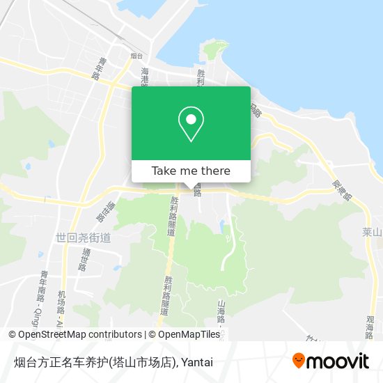 烟台方正名车养护(塔山市场店) map